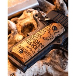 plaquettes bois pt1911 jack daniels